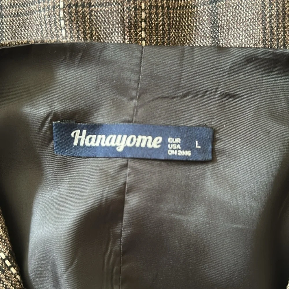 Hanayome brown plaid